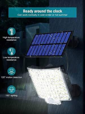 Світильник на сонячній батареї з датчиком руху Solar wall lamp BL-104-SMD